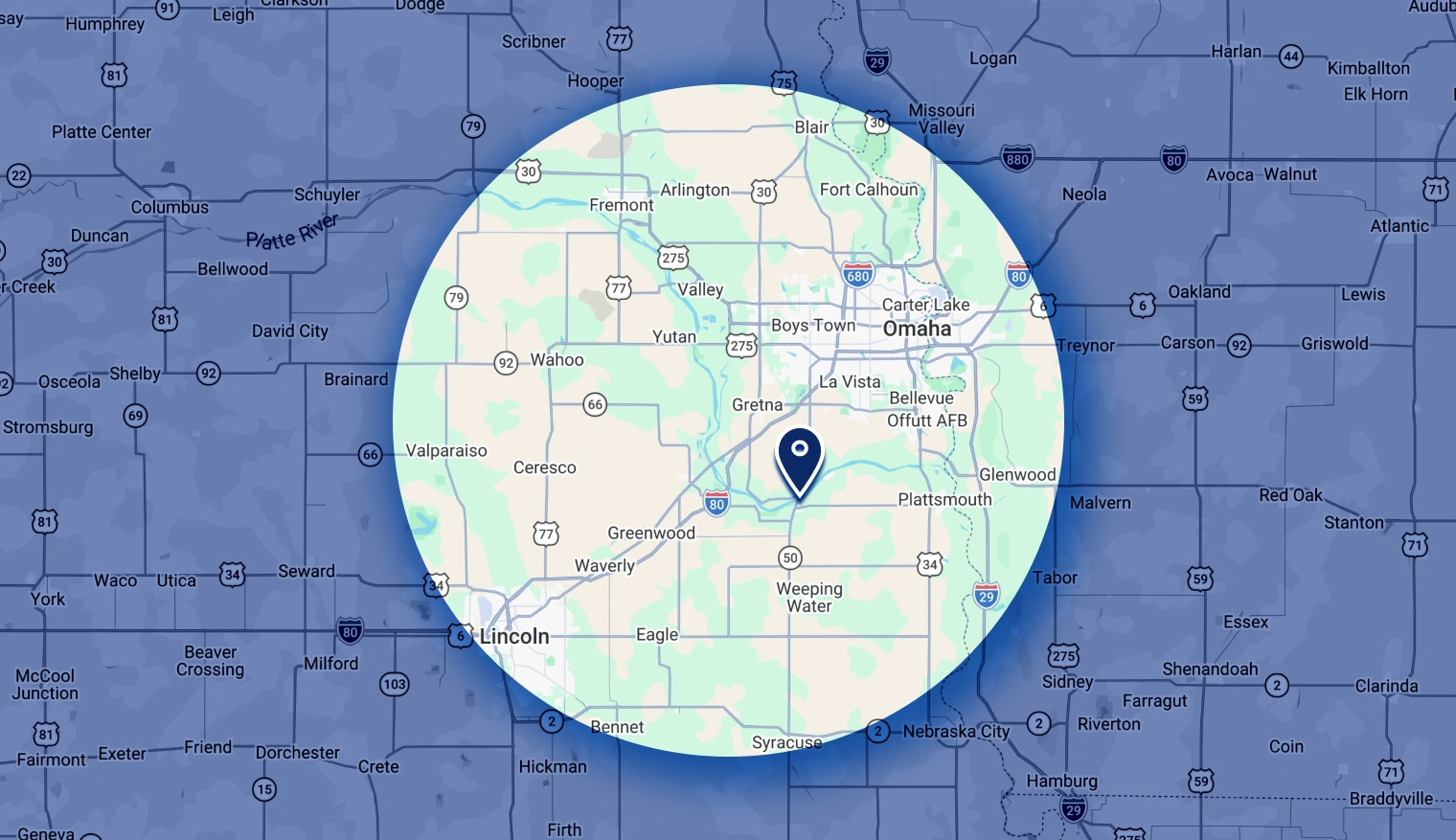 Website Photos map full width